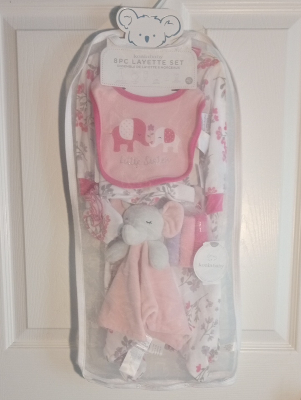 KOALABABY GIRLS  8 PC LAYETTE SET 3-6 MONTHS